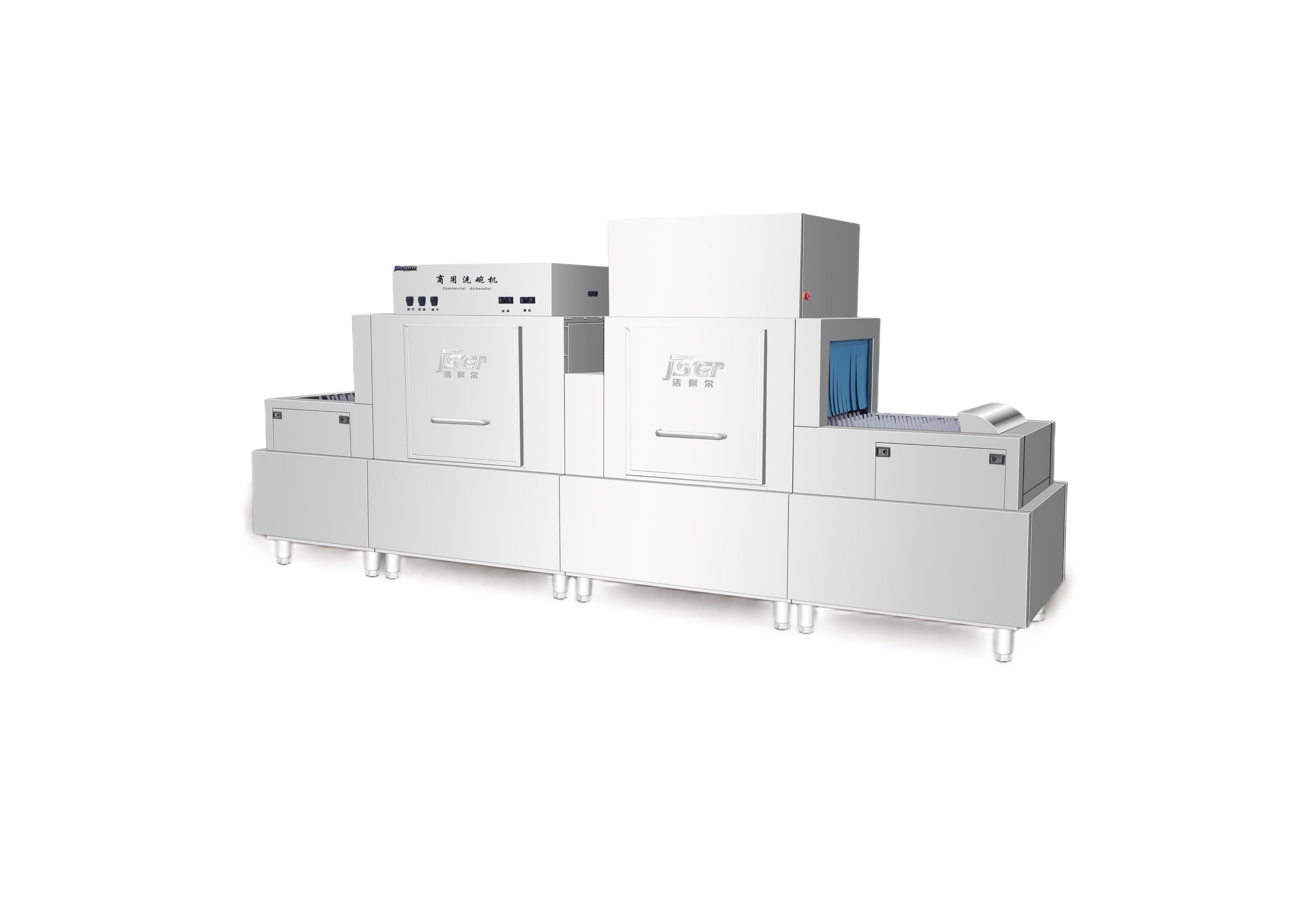 Single-Rack Conveyor Commercial Dishwasher (Deluxe)