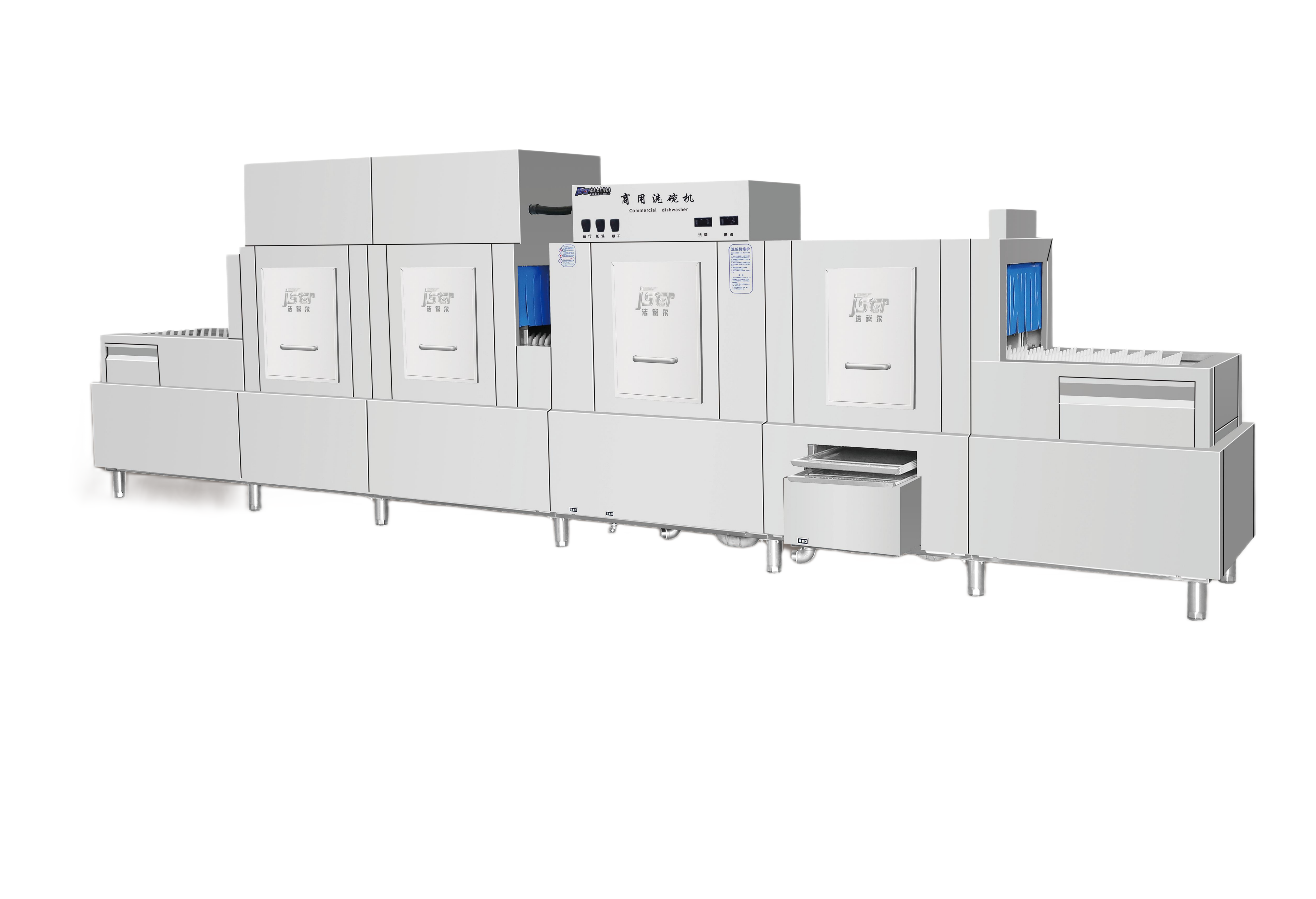 Dual-Rack Conveyor Commercial Dishwasher (Basic)